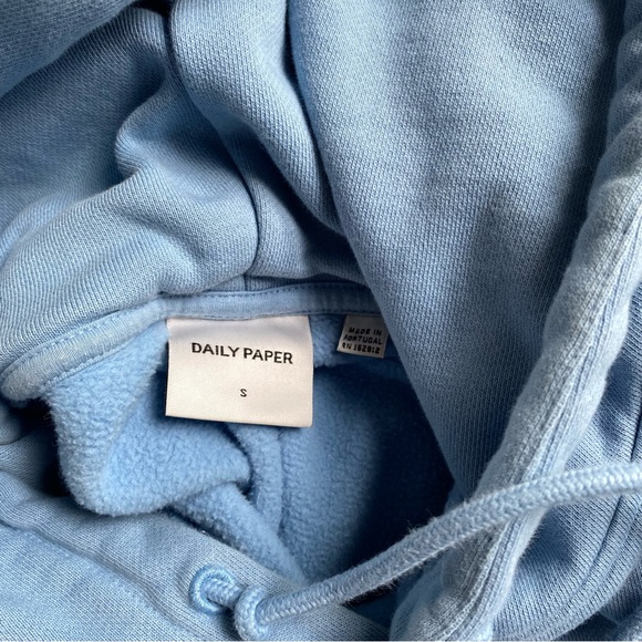 Daily Paper Allure Hoodie Sweatshirt Light Blue - Picture 6 of 8